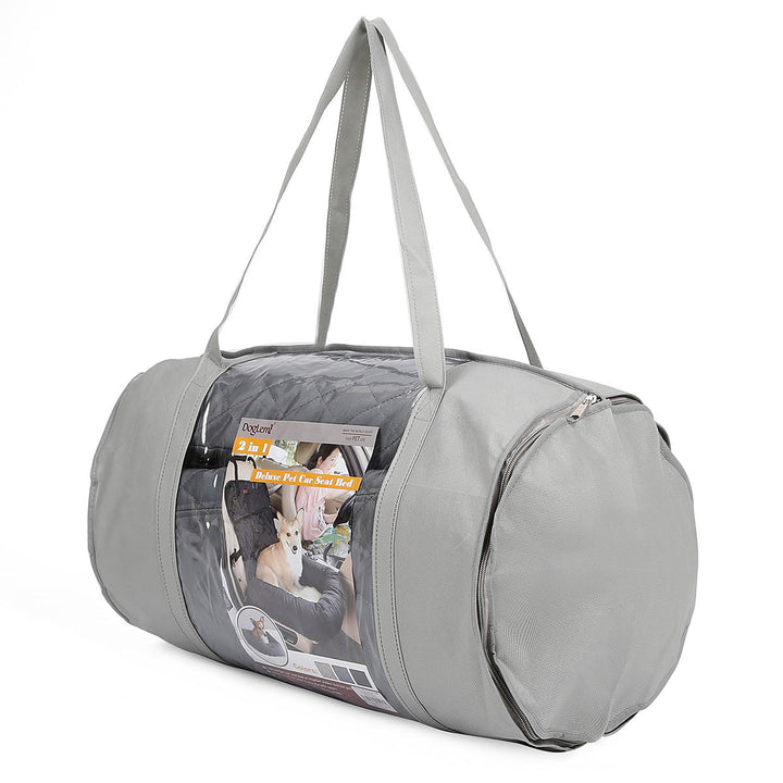 Versatile Dog Car Seat - SafeRide-Gray-Nora Luxe
