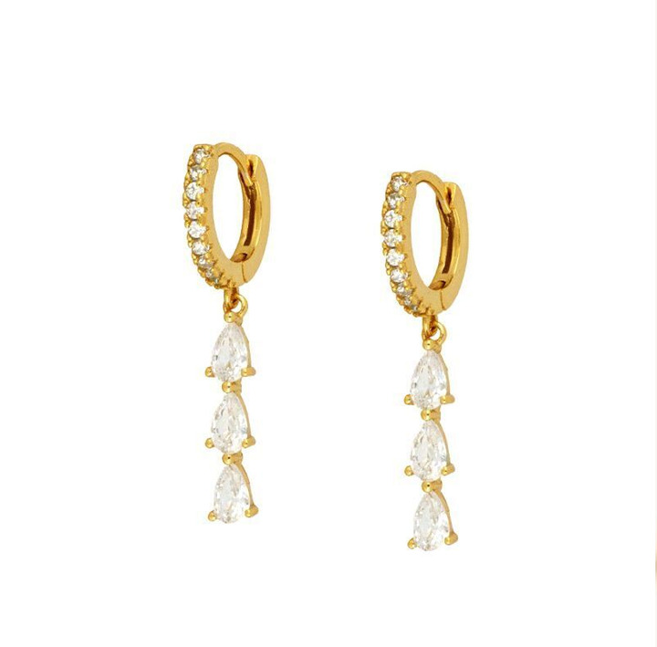 Versatile Earring Set - Aurora-Gold-Chain earring-Nora Luxe