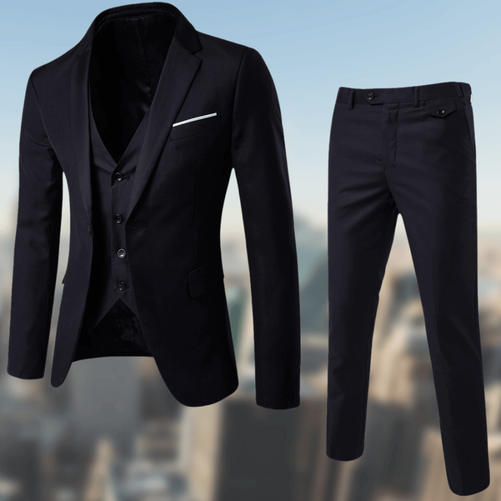 Versatile men's suit for every occasion - Marcus-Black-XS-Nora Luxe