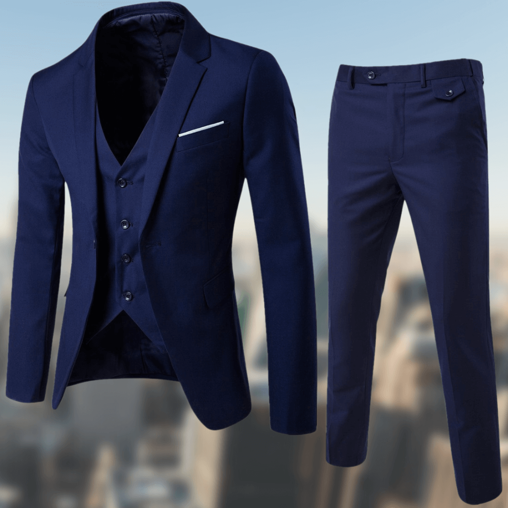 Versatile men's suit for every occasion - Marcus-Dark blue-XS-Nora Luxe
