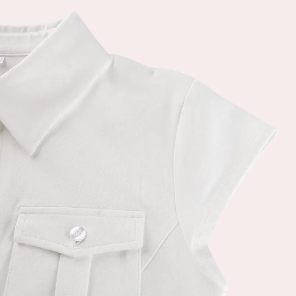 Versatile White Ladies Blouse - Nova-XS-Nora Luxe