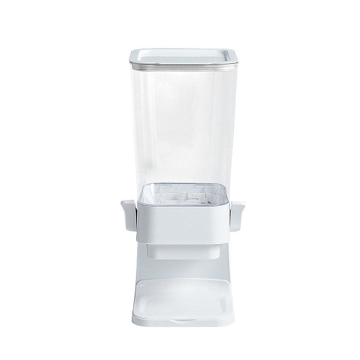 Vertical Grain Dispenser - CerealKeeper-White-Nora Luxe