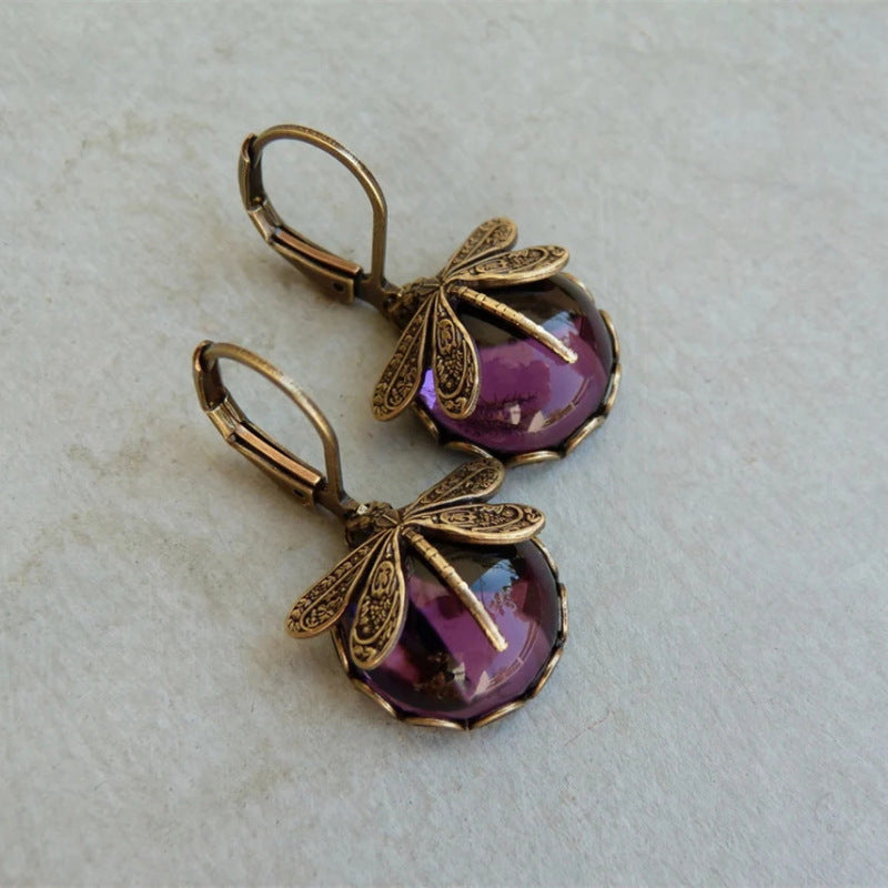 Vintage Butterfly Earrings - Aurora (Buy 1 Get 1 Free)-Purple-Nora Luxe