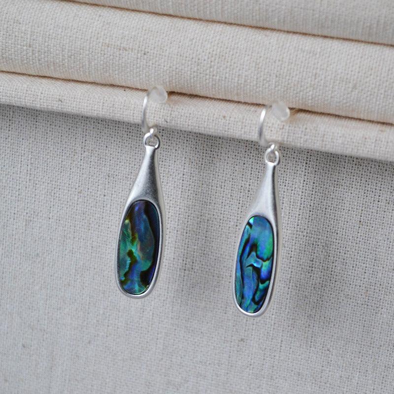 Vintage Colourful Silver Earrings - Adalyn-Nora Luxe