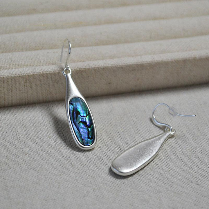 Vintage Colourful Silver Earrings - Adalyn-Nora Luxe