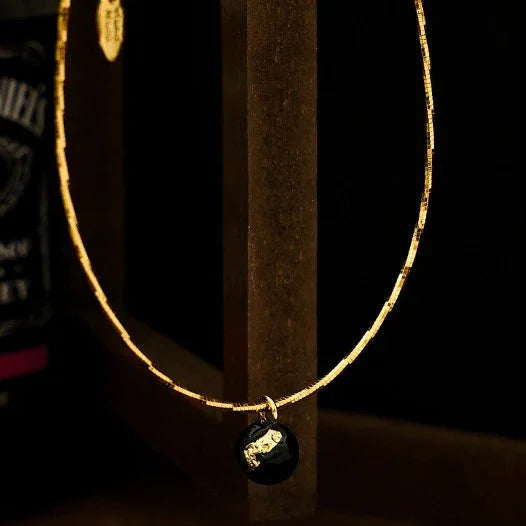 Vintage Golden Crack Necklace - Iris-Nora Luxe