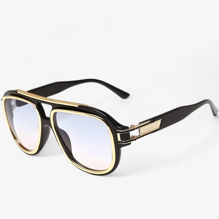 Vintage sunglasses with skin-friendly design – Lumis-Black Light Blue-Nora Luxe