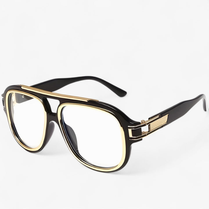 Vintage sunglasses with skin-friendly design – Lumis-Transparent Black-Nora Luxe
