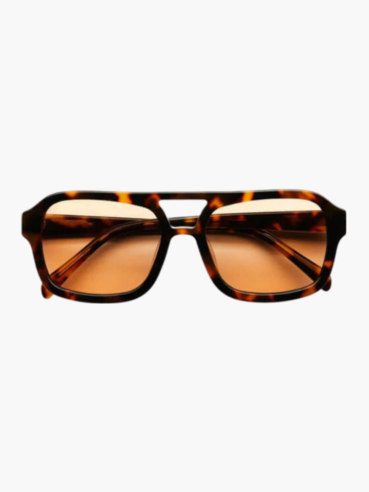 Vintage sunglasses with UV protection and retro charm – Loreen-Tortoise/Orange-Nora Luxe
