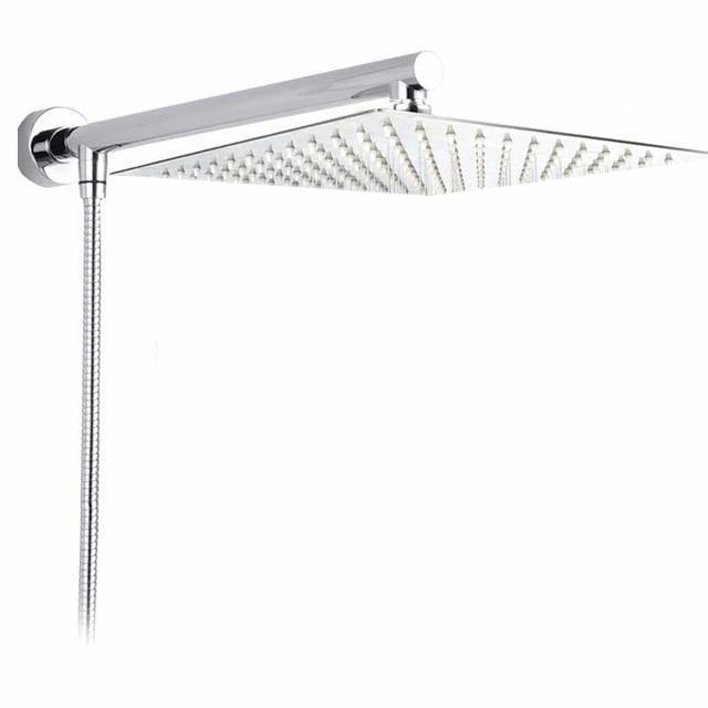 Wall-mounted Rain Shower - RainFlow Ultra-S-Square-Nora Luxe