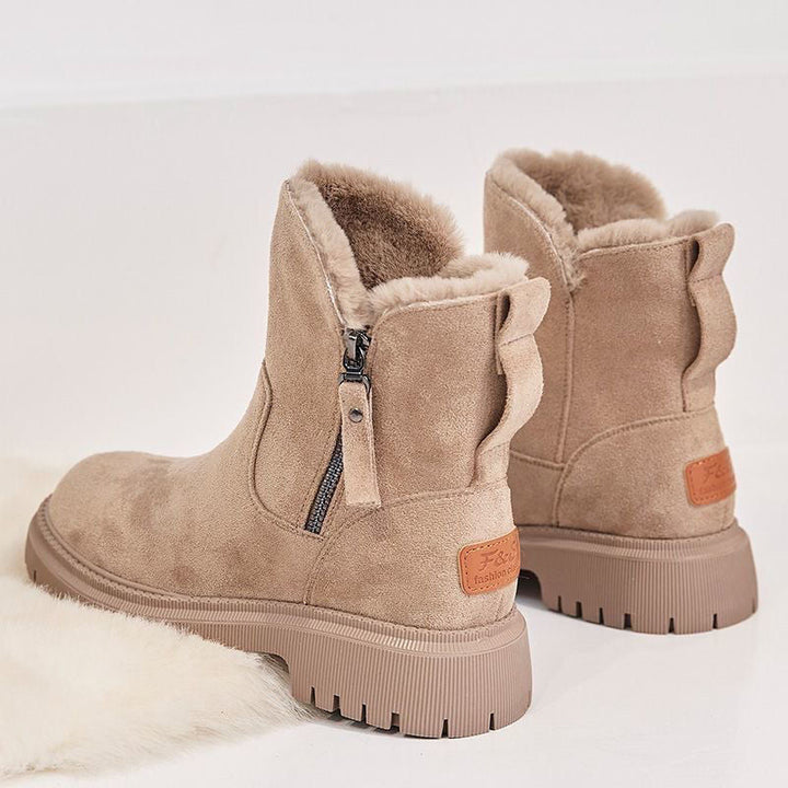 Warm and Comfortable for Winter - Lupine Boots-Apricot-2.5-Nora Luxe