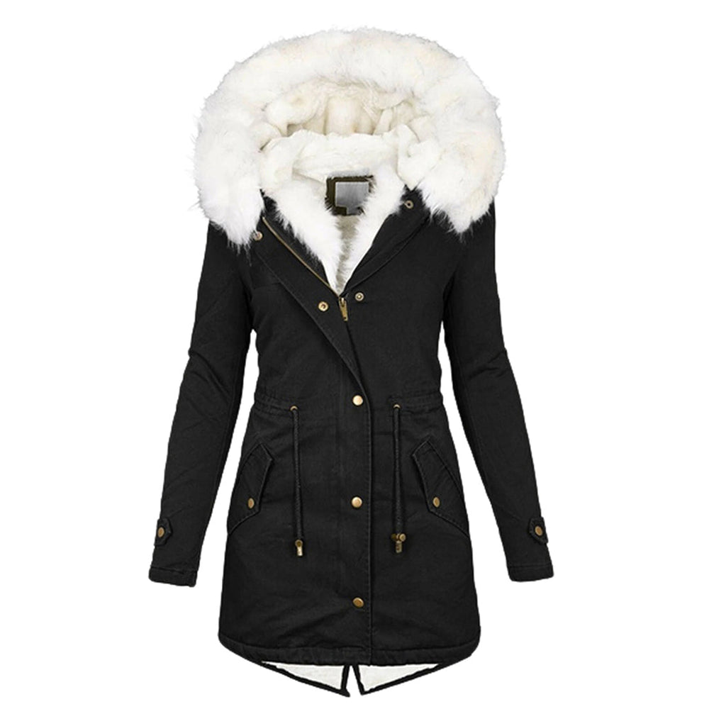 Warm and Stylish Winter Coat - Elin-Black-S-Nora Luxe