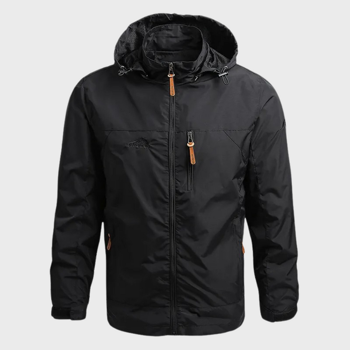 Warm and Waterproof Men's Jacket - Lars-Black-M-Nora Luxe