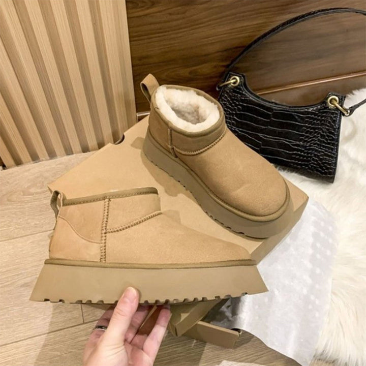 Warm and Waterproof Winter Boots for Women - Saga-Brown-4-Nora Luxe