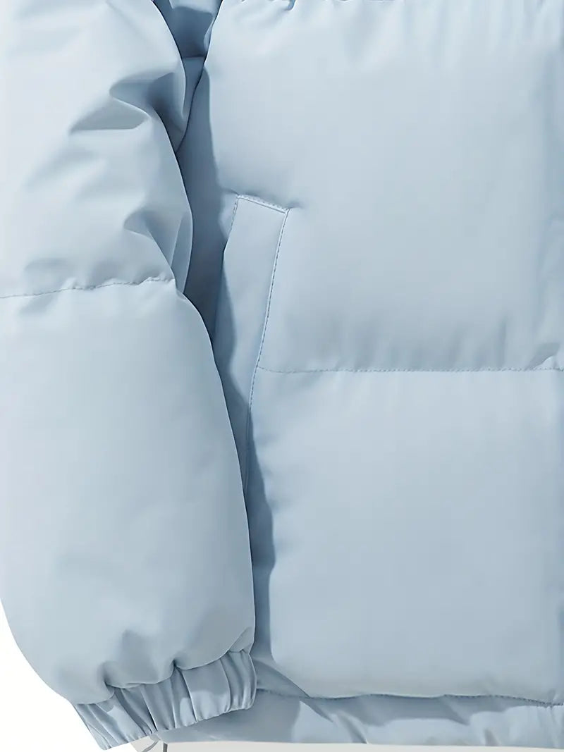 Warm Ladies Jacket with Hood - Aurelia-Pink-M-Nora Luxe