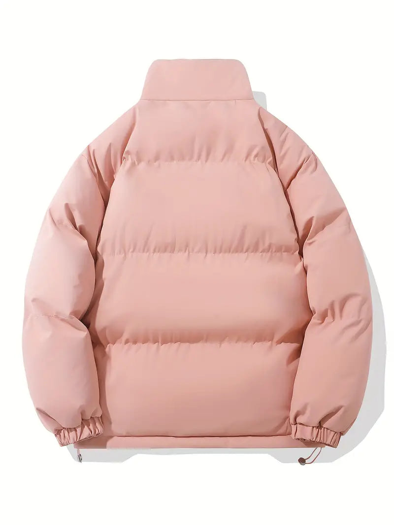 Warm Ladies Jacket with Hood - Aurelia-Pink-M-Nora Luxe