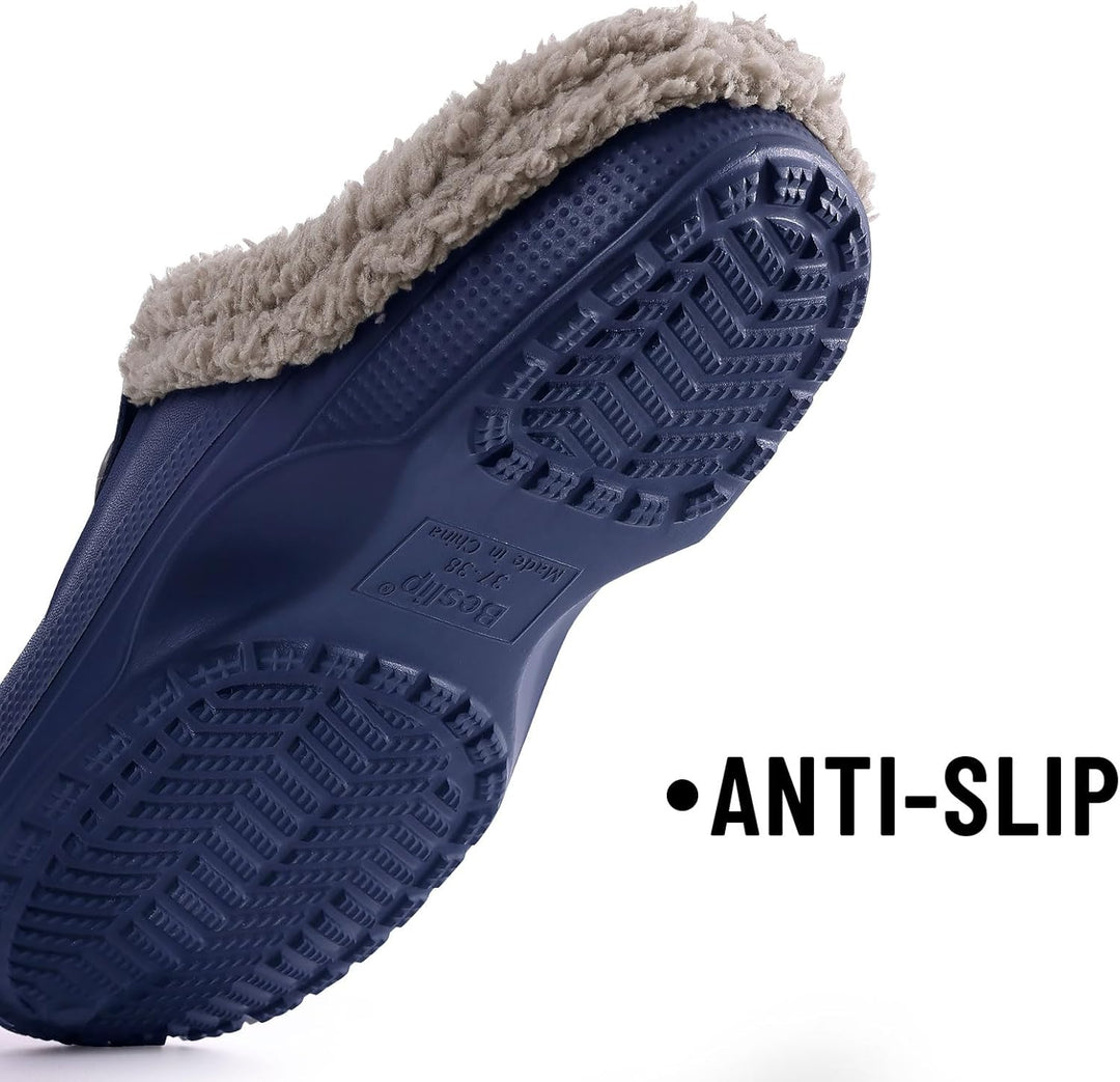 Warm Lined Slippers - CosyStep-Light Gray-4.5–5.5 Women / 2.5–3.5 Men-Nora Luxe