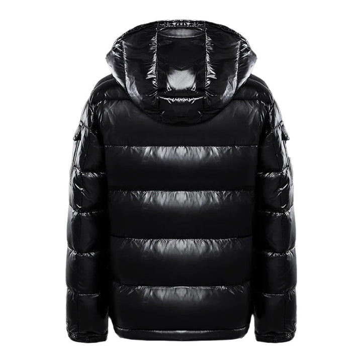 Warm Men's Puffer Jacket - Thor-Black-M-Nora Luxe