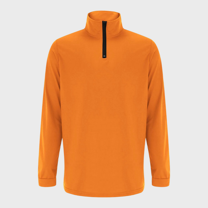Warm Men's Sweater with Zip - Elias-Black-S-Nora Luxe