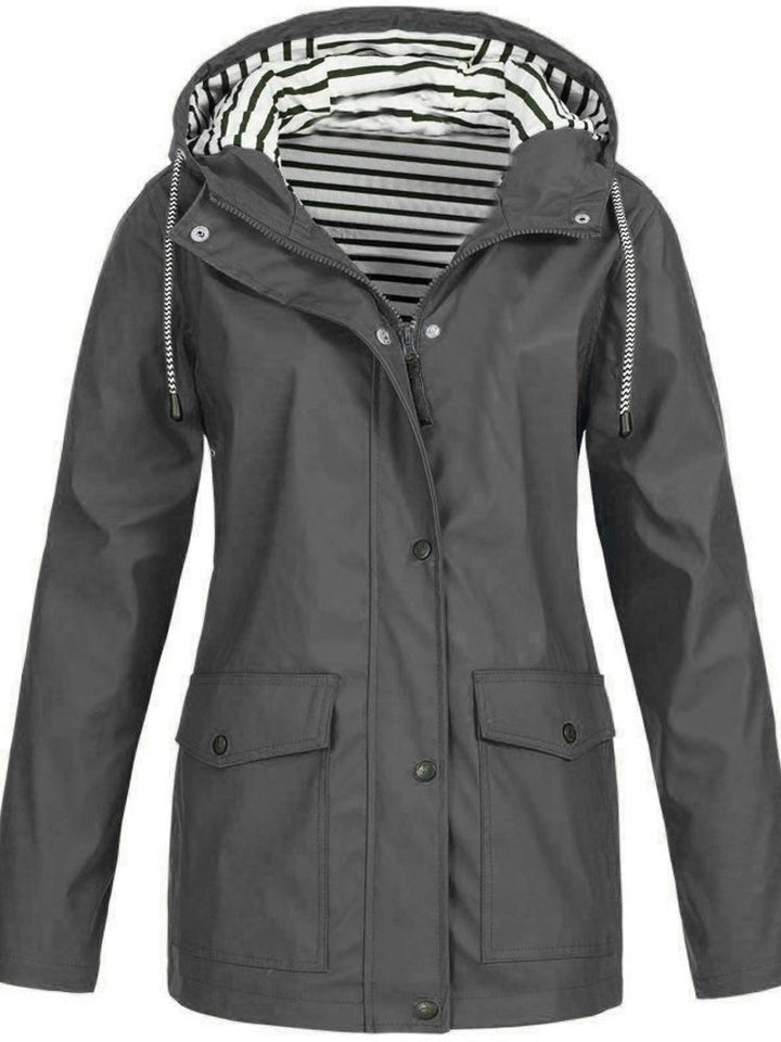 Water- and Windproof Ladies' Jacket - Sophie-Gray-S-Nora Luxe