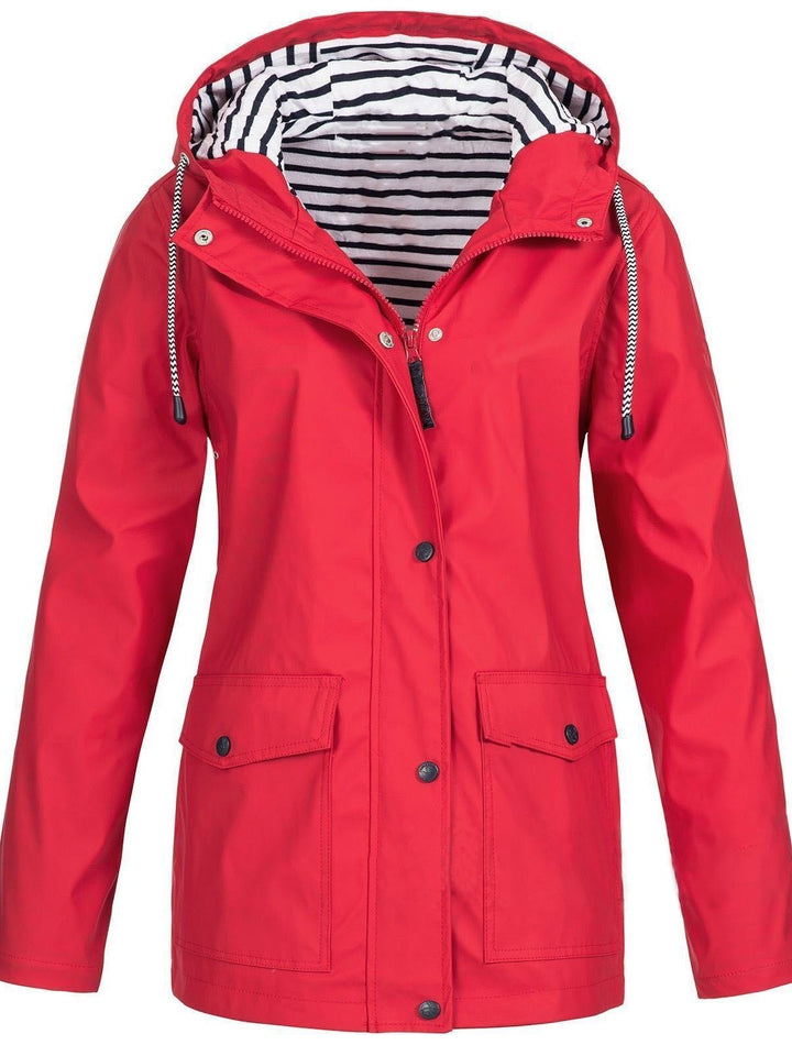 Water- and Windproof Ladies' Jacket - Sophie-Red-S-Nora Luxe