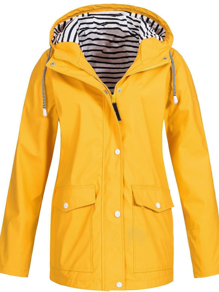 Water- and Windproof Ladies' Jacket - Sophie-Yellow-S-Nora Luxe