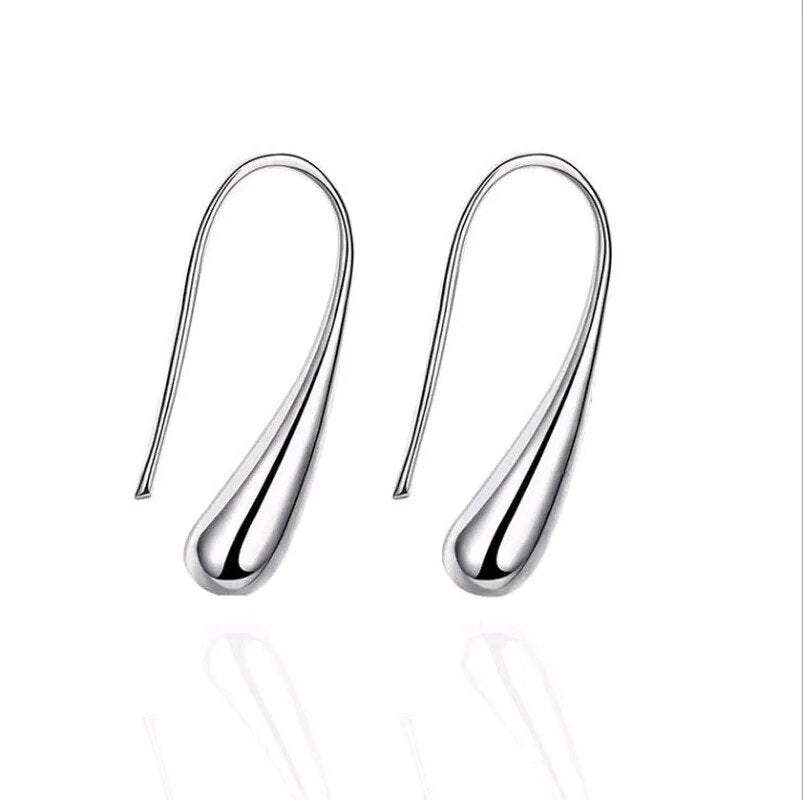 Water Drop Jewellery Set | S925 Silver Four-Piece-Silver-Nora Luxe
