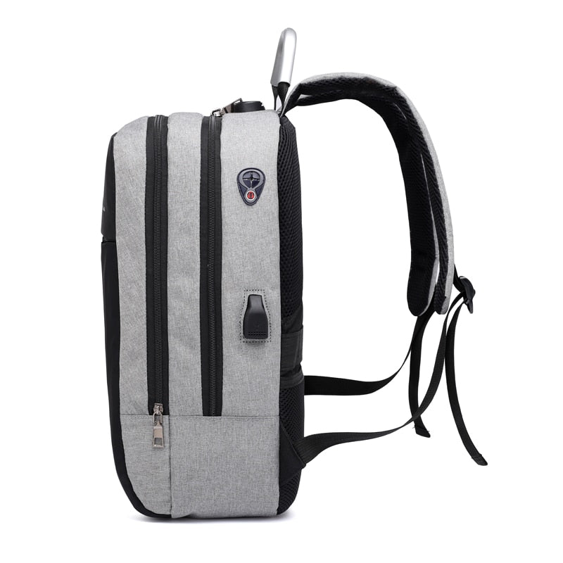 Water-Resistant Anti-Theft Backpack with USB Charging Port – SafeCarry