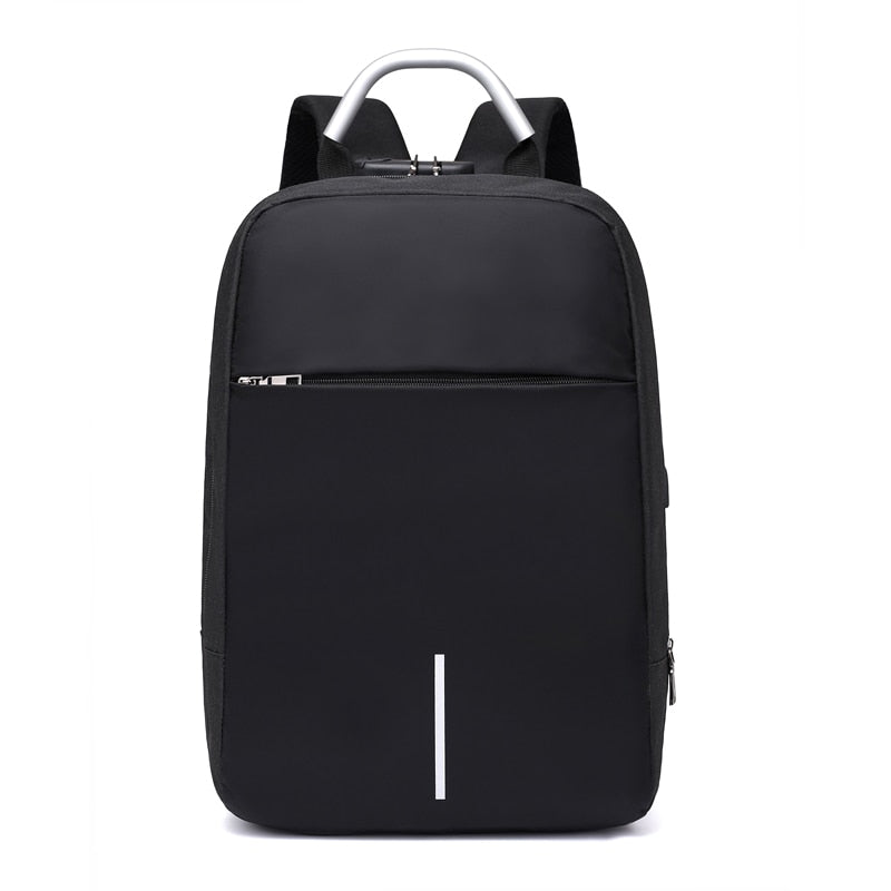 Water-Resistant Anti-Theft Backpack with USB Charging Port – SafeCarry