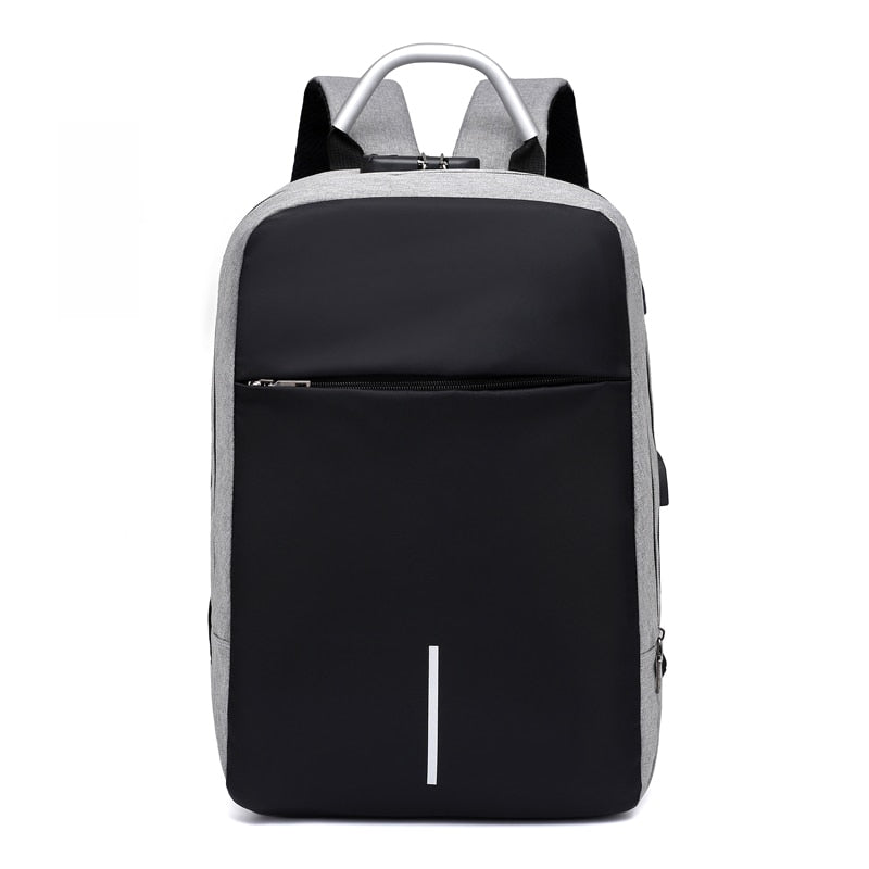 Water-Resistant Anti-Theft Backpack with USB Charging Port – SafeCarry
