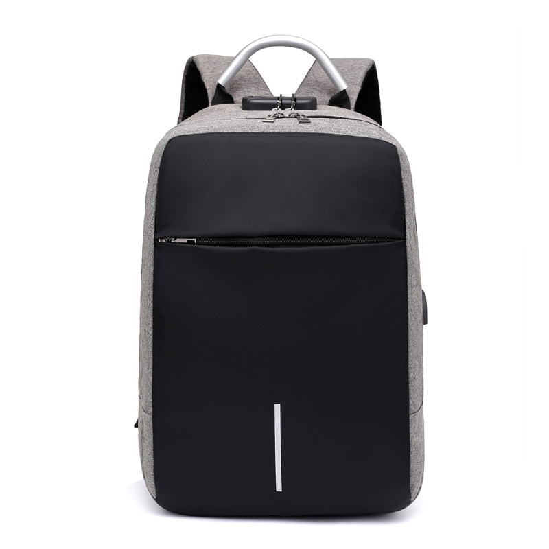 Water-Resistant Anti-Theft Backpack with USB Charging Port – SafeCarry