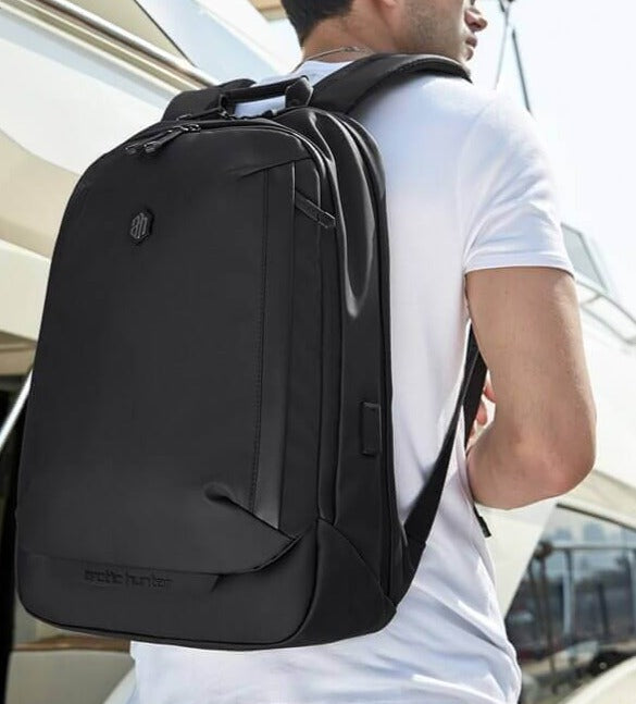 Water-Resistant Multifunction Backpack with Anti-Theft Compartments – AllCarry