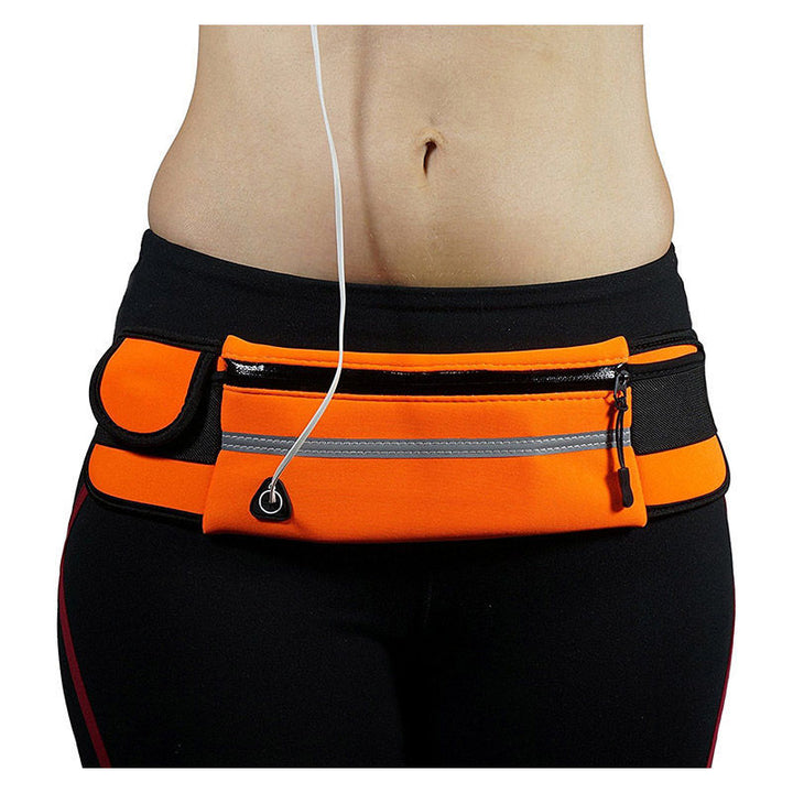 Water-Resistant Running Waist Belt – 1+1 FREE Fitness & Travel Storage Pack