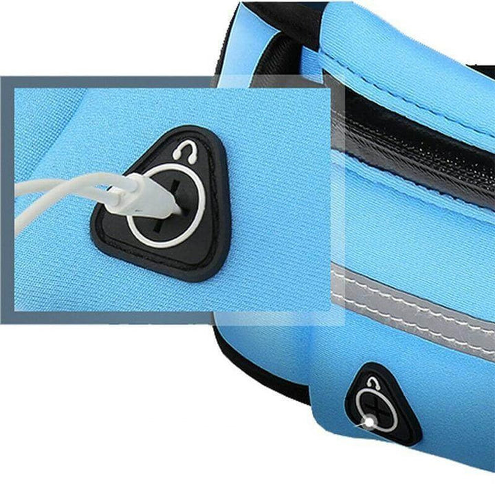 Water-Resistant Running Waist Belt – 1+1 FREE Fitness & Travel Storage Pack