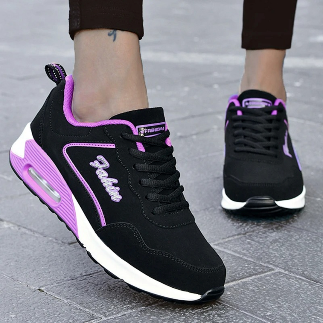 Waterproof & Lightweight Women’s Hiking Shoes for Outdoor – Nora-Black-Purple-3-Nora Luxe