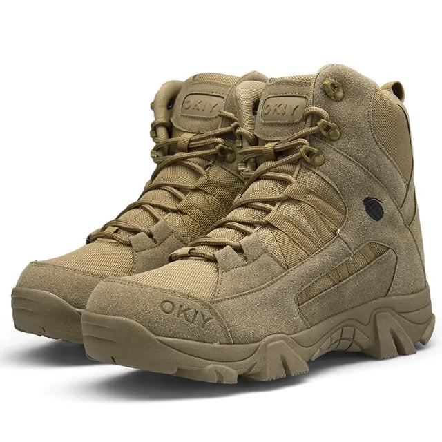Waterproof Men's Hiking Shoes - SummitStride-Brown-7.0-Nora Luxe