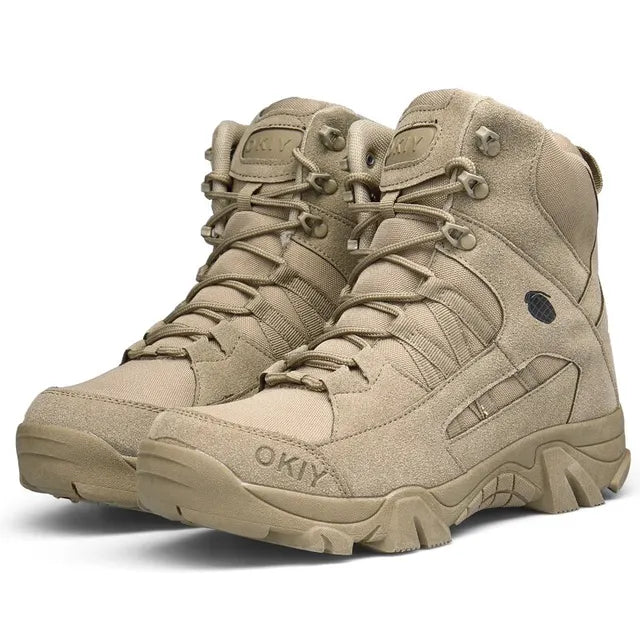 Waterproof Men's Hiking Shoes - SummitStride-White-7.0-Nora Luxe