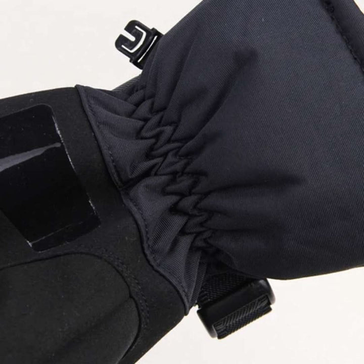 Waterproof Motorcycle Gloves for Winter - ShieldRide-Black-M-Nora Luxe