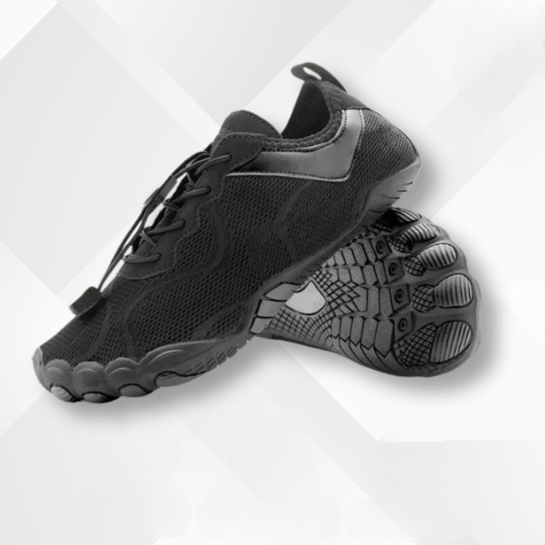 Waterproof orthopedic barefoot shoes – Nayla-Black-3-Nora Luxe