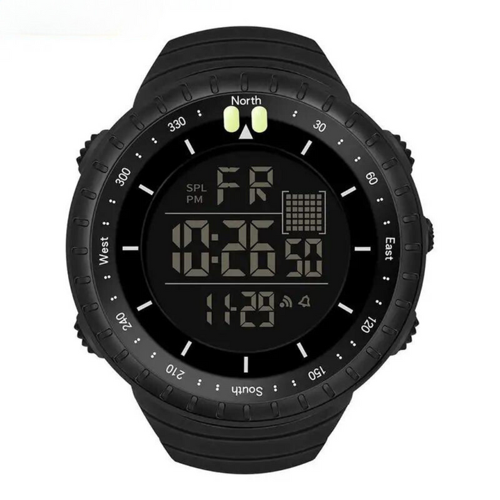 Waterproof Outdoor Watch - AdventureMaster-Black-Nora Luxe