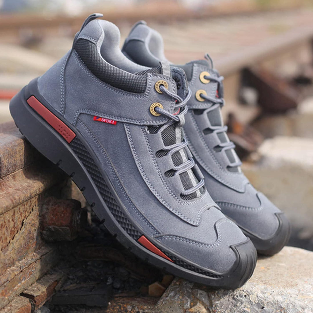 Waterproof Safety Shoes - Marco-Blue-gray-6-Nora Luxe