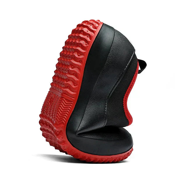 Waterproof Slip-On Work Shoes for Comfort and Safety – Lennart-Red-3.5-Nora Luxe
