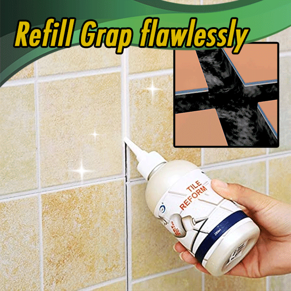 Waterproof Tile Grout Repair Gel - TileFix-White-5.28 fl oz-Nora Luxe