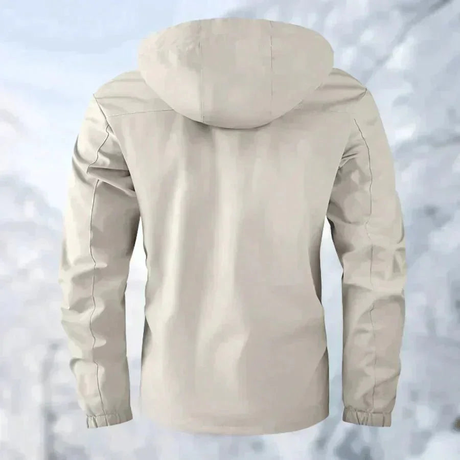 Waterproof Titanium Jacket - Aiden-White-XS-Nora Luxe