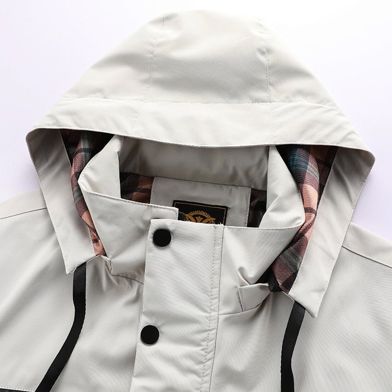 Waterproof Titanium Jacket - Aiden-White-XS-Nora Luxe