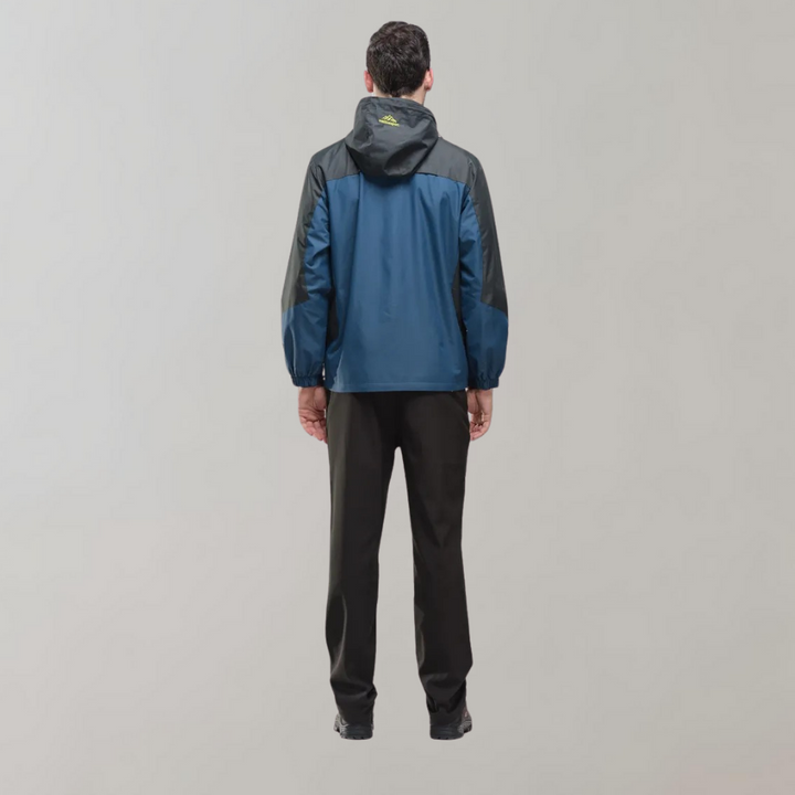Waterproof Windbreaker for Men - Zephyr-Blue-L-Nora Luxe