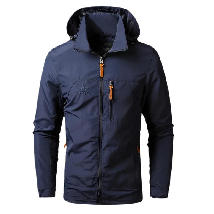 Waterproof & Windproof Men's Jacket – Arvid-Blue-S-Nora Luxe