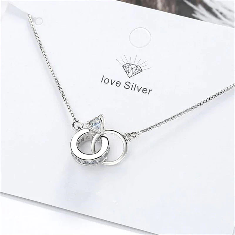 Wedding Ring Pendant Bracelet | Elegant & Versatile Design-Nora Luxe