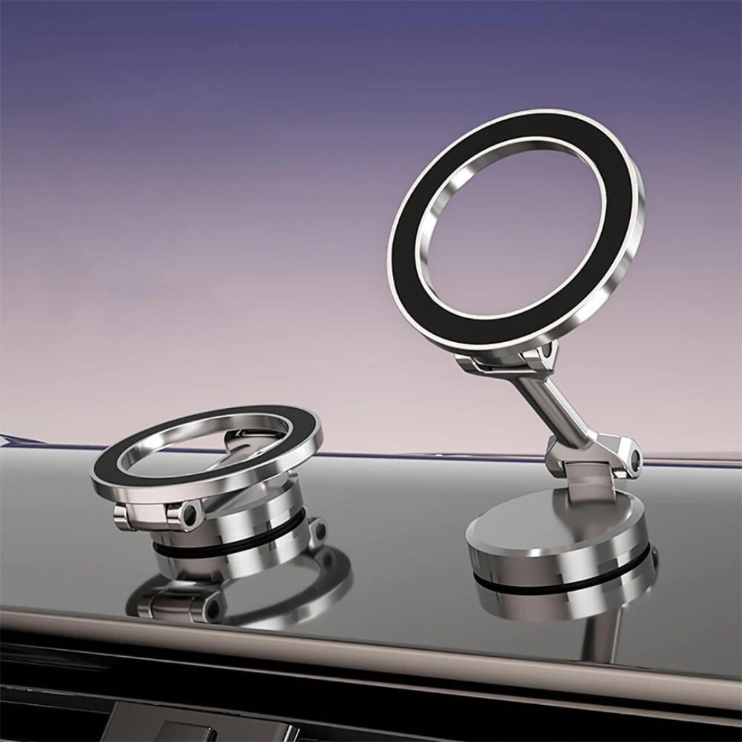 Magnetic phone holder with metal base – GripMount (1+1 FREE)