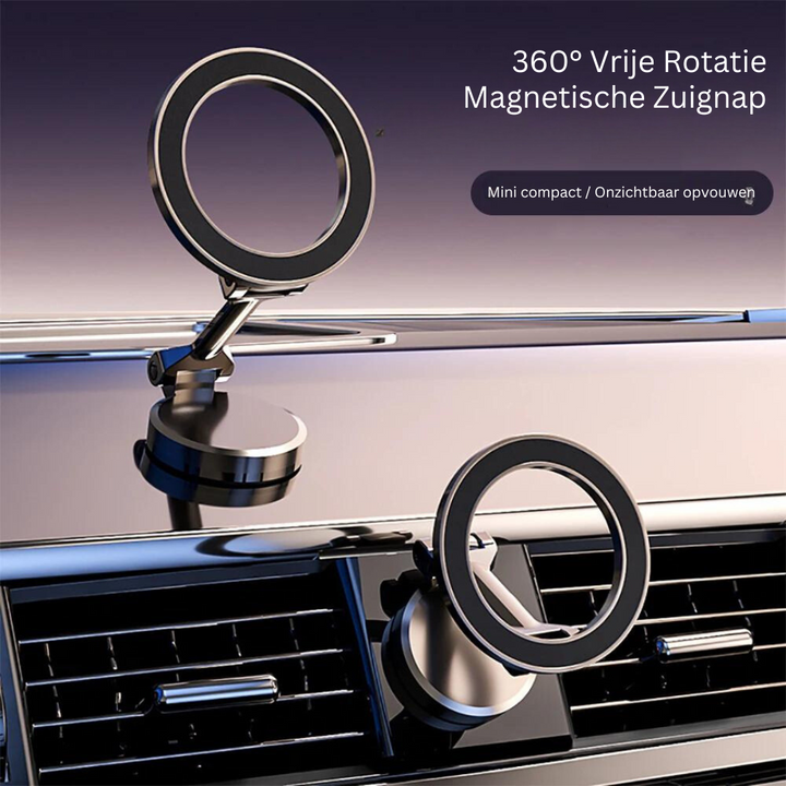 Magnetic phone holder with metal base – GripMount (1+1 FREE)